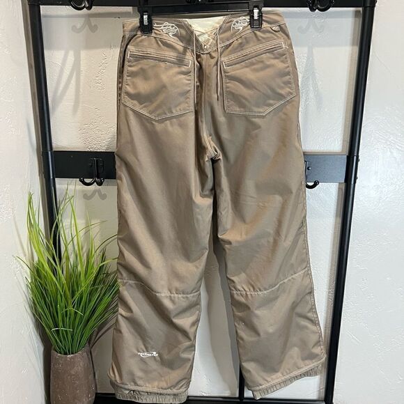 Obermeyer Dynasty Snow Board pants Tan size 8 - Picture 2 of 16